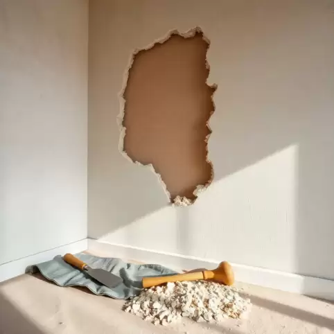 Jak usunąć tynk strukturalny wewnętrzny