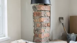 Tynkowanie komina wewnątrz domu